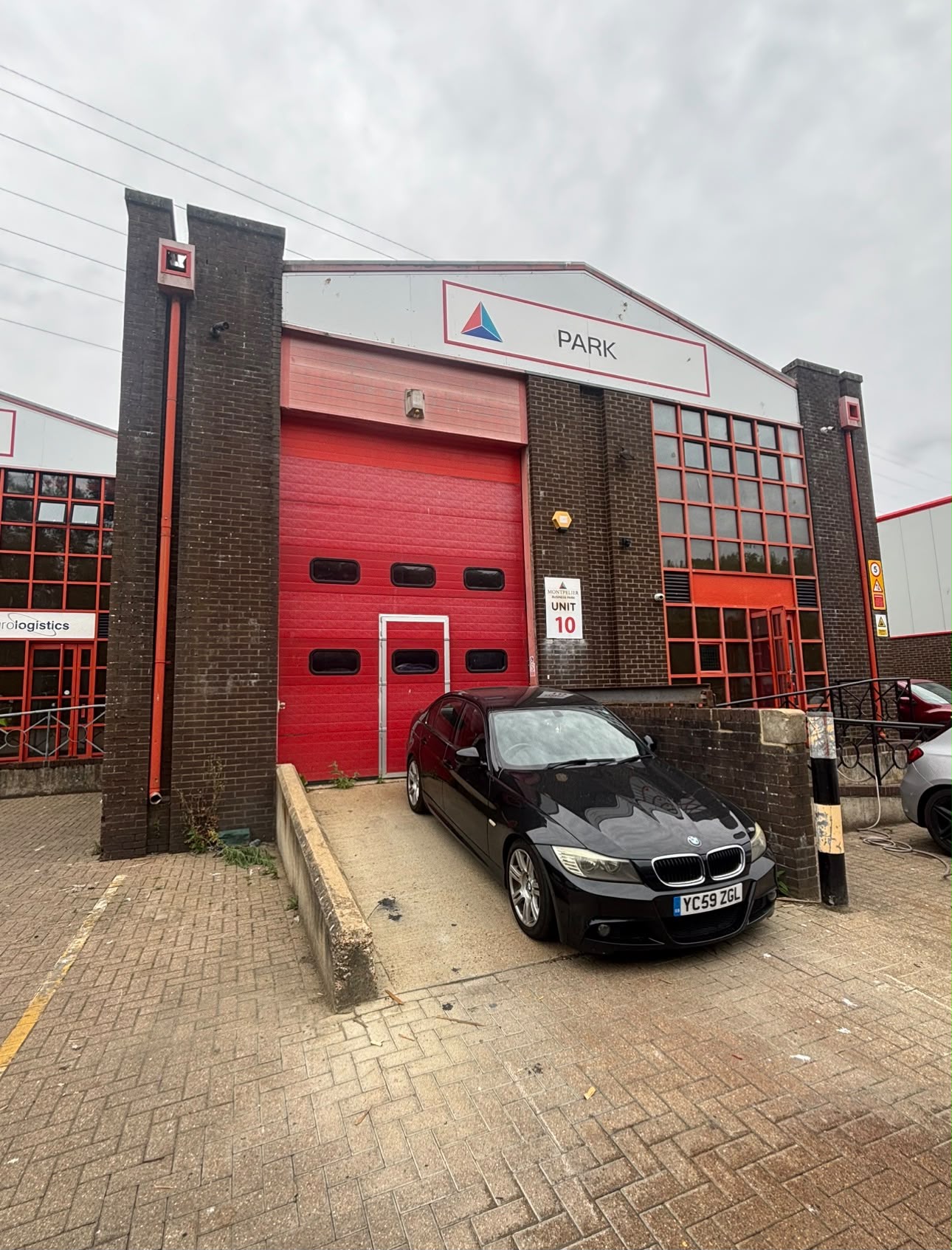 Garage Building Respray — before respray